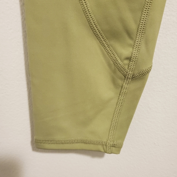 66vibes double strap mint green Yoga Leggings L/6 - Picture 4 of 5